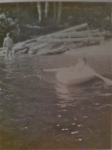 Me in Lake Kushaqua, a long time ago